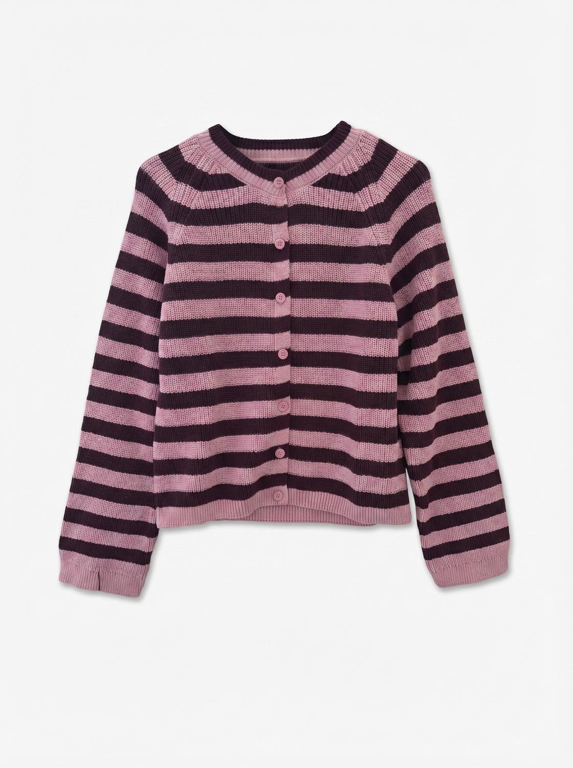 AWANNALISE Knitted Cardigan - Grape Wine - VERO MODA & VILA Bergvik
